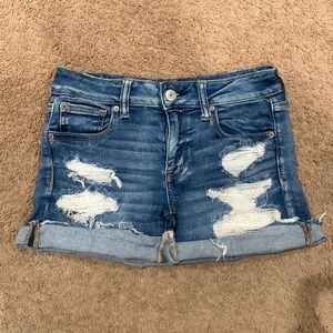 Next Level Stretch American Eagle Jean Shorts